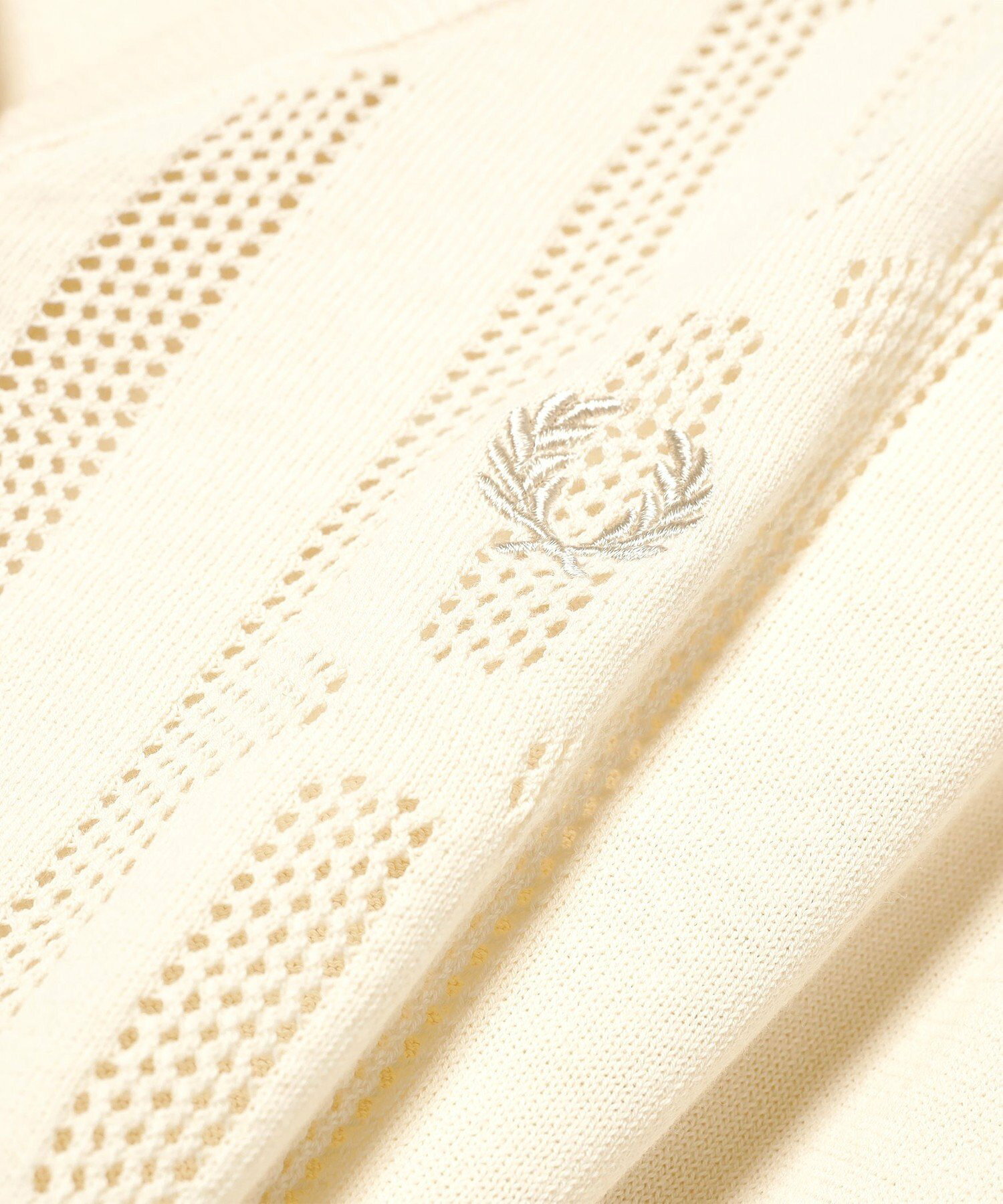 FRED PERRY * Ray BEAMS / 別注 Open Knit Cardigan